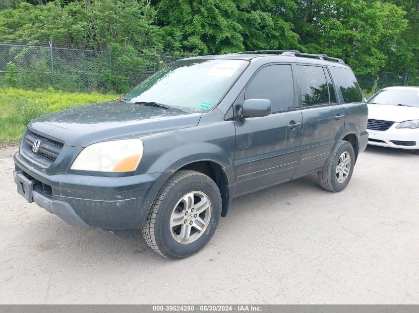 2003 Honda Pilot Ex VIN: 2HKYF18473H557879 Lot: 39524280