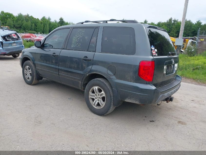 2003 Honda Pilot Ex VIN: 2HKYF18473H557879 Lot: 39524280