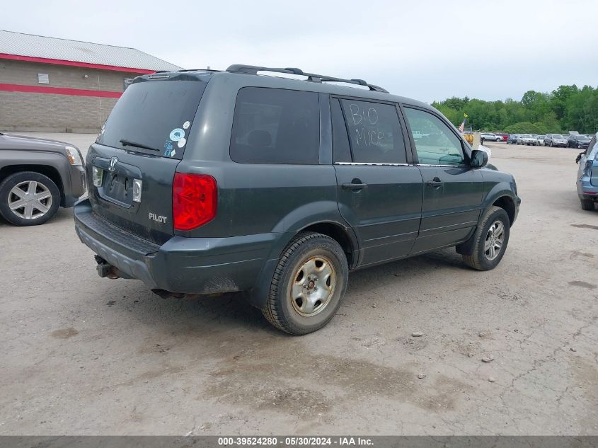 2003 Honda Pilot Ex VIN: 2HKYF18473H557879 Lot: 39524280