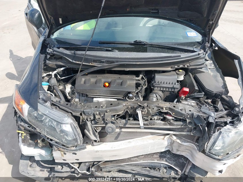 2012 Honda Civic Lx VIN: 2HGFG3B58CH548118 Lot: 39524281