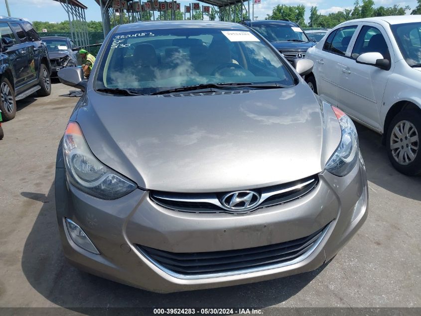 2013 Hyundai Elantra Gls VIN: 5NPDH4AE4DH369349 Lot: 39524283