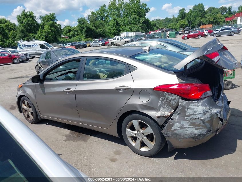 2013 Hyundai Elantra Gls VIN: 5NPDH4AE4DH369349 Lot: 39524283