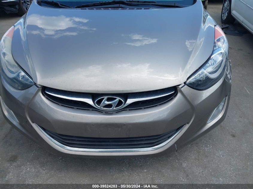 2013 Hyundai Elantra Gls VIN: 5NPDH4AE4DH369349 Lot: 39524283