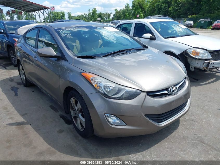 2013 Hyundai Elantra Gls VIN: 5NPDH4AE4DH369349 Lot: 39524283