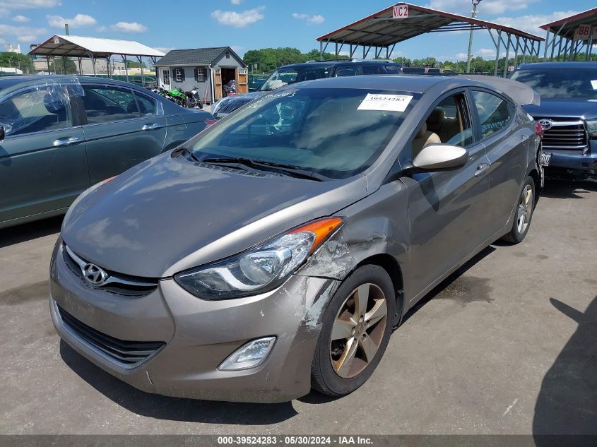 2013 Hyundai Elantra Gls VIN: 5NPDH4AE4DH369349 Lot: 39524283