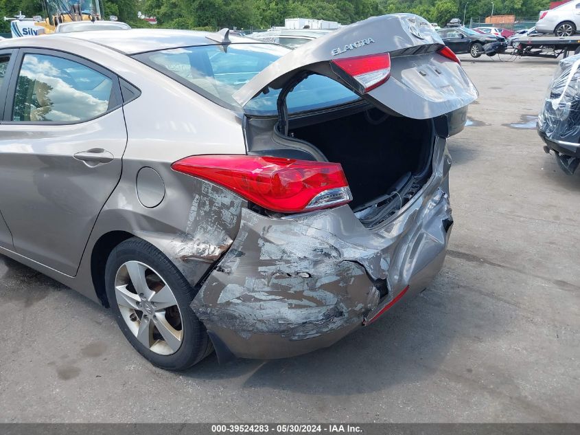 2013 Hyundai Elantra Gls VIN: 5NPDH4AE4DH369349 Lot: 39524283