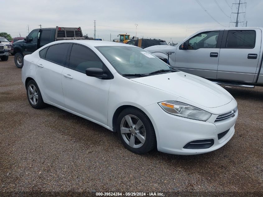 2015 Dodge Dart Sxt VIN: 1C3CDFBB5FD192993 Lot: 39524284