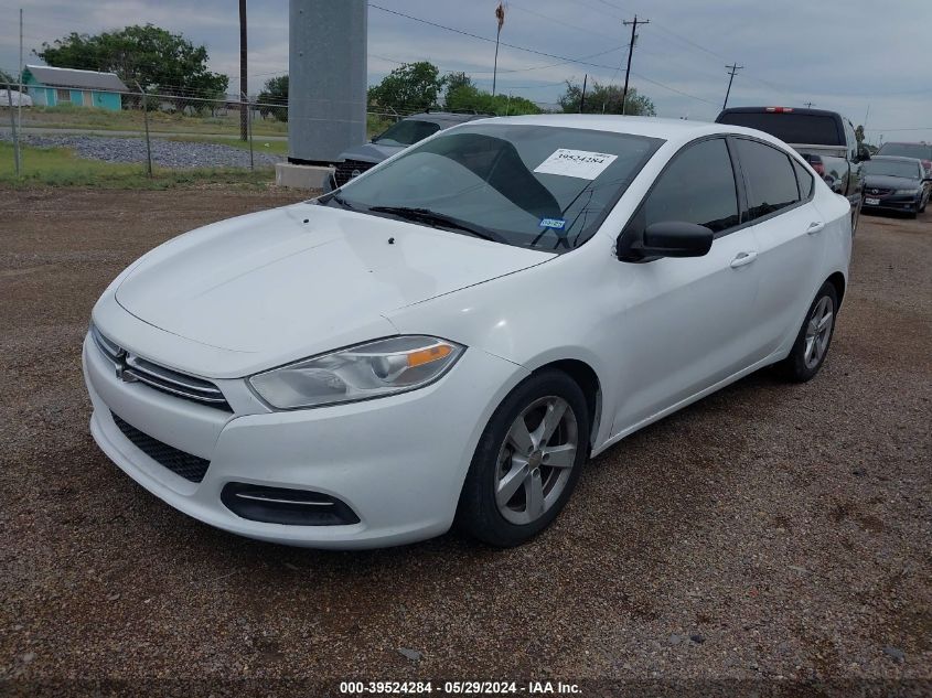 2015 Dodge Dart Sxt VIN: 1C3CDFBB5FD192993 Lot: 39524284