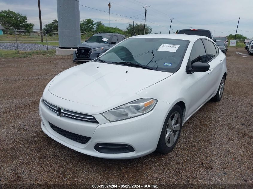 2015 Dodge Dart Sxt VIN: 1C3CDFBB5FD192993 Lot: 39524284