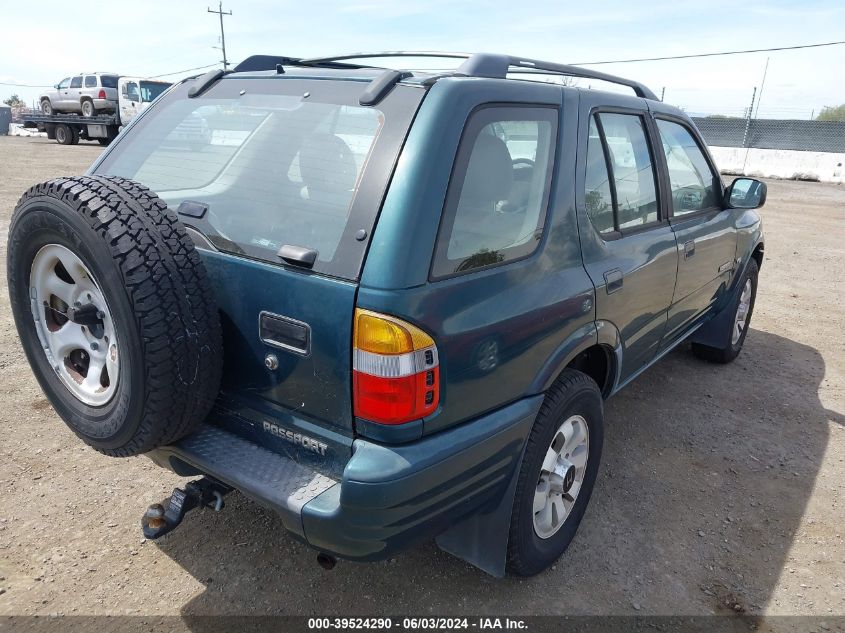 2000 Honda Passport Ex/Lx VIN: 4S6DM58W2Y4415386 Lot: 39524290