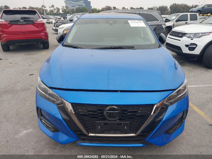 2022 Nissan Sentra Sr Xtronic Cvt VIN: 3N1AB8DVXNY318095 Lot: 39524292