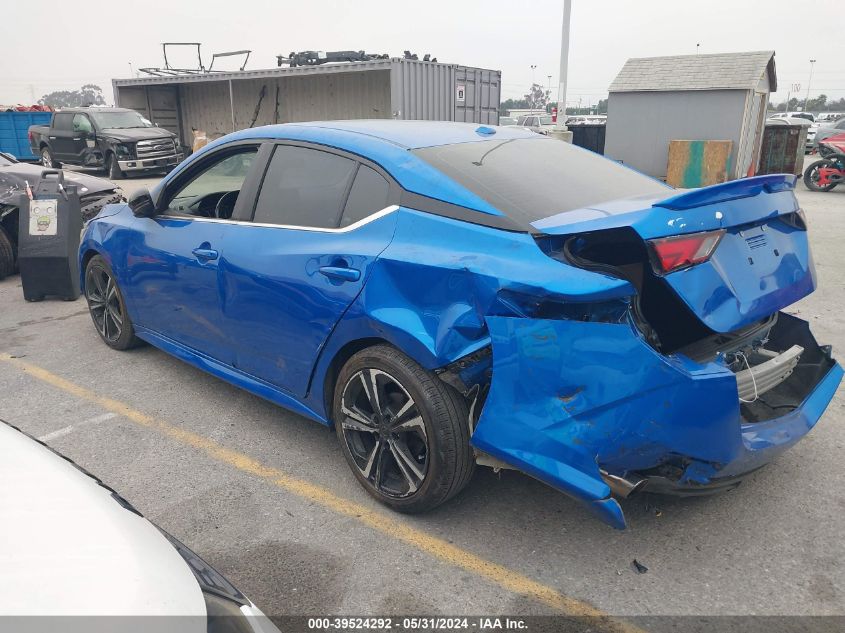 2022 Nissan Sentra Sr Xtronic Cvt VIN: 3N1AB8DVXNY318095 Lot: 39524292