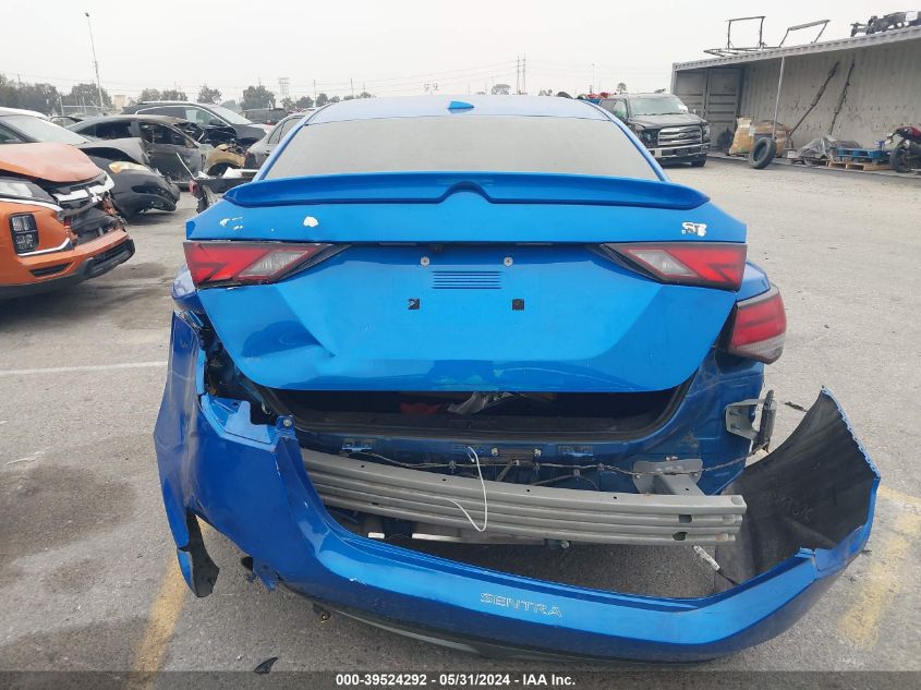 2022 Nissan Sentra Sr Xtronic Cvt VIN: 3N1AB8DVXNY318095 Lot: 39524292