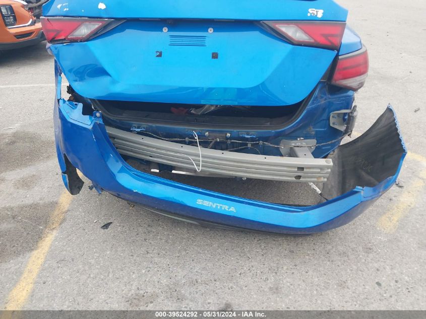 2022 Nissan Sentra Sr Xtronic Cvt VIN: 3N1AB8DVXNY318095 Lot: 39524292