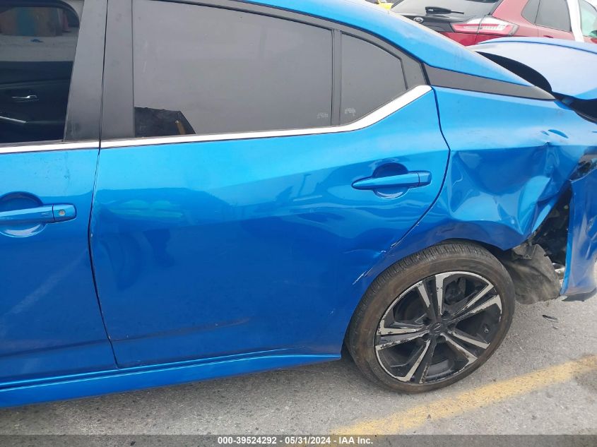 2022 Nissan Sentra Sr Xtronic Cvt VIN: 3N1AB8DVXNY318095 Lot: 39524292