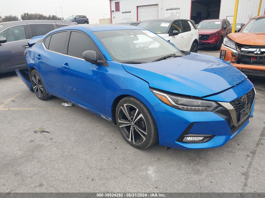 2022 Nissan Sentra Sr Xtronic Cvt VIN: 3N1AB8DVXNY318095 Lot: 39524292