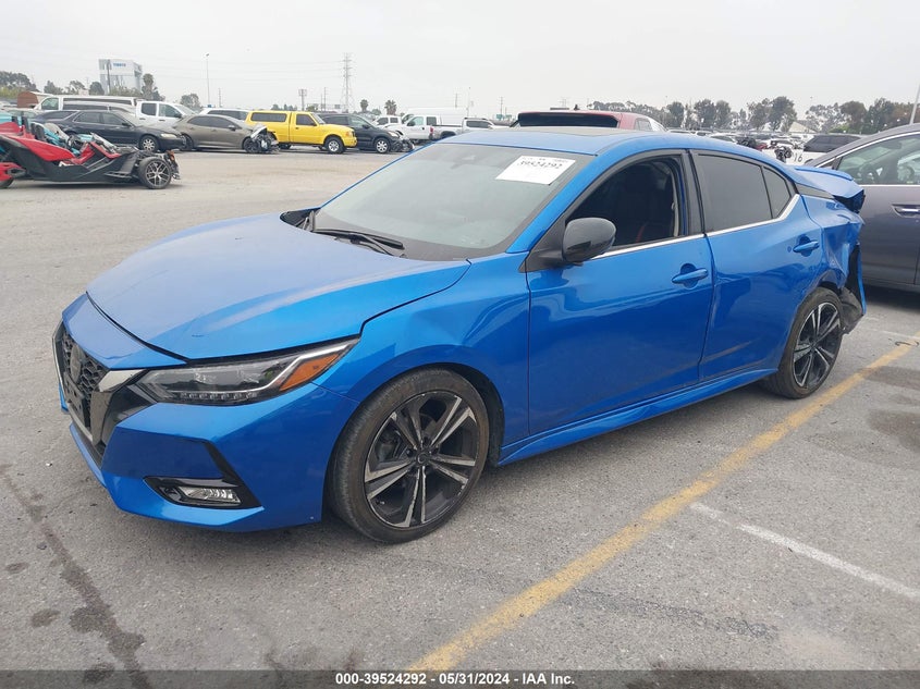 2022 Nissan Sentra Sr Xtronic Cvt VIN: 3N1AB8DVXNY318095 Lot: 39524292