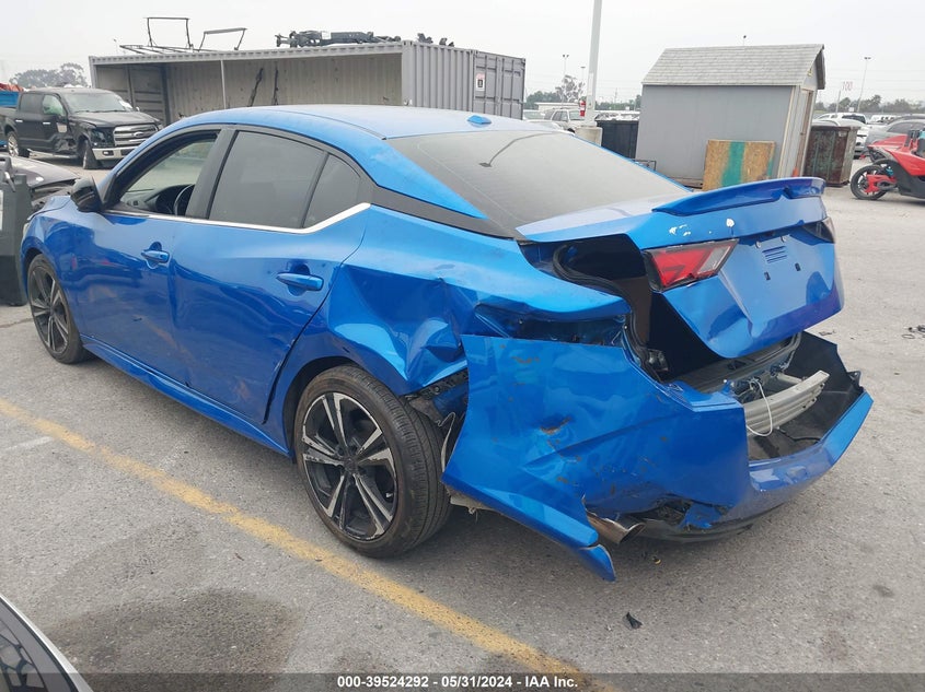 2022 Nissan Sentra Sr Xtronic Cvt VIN: 3N1AB8DVXNY318095 Lot: 39524292