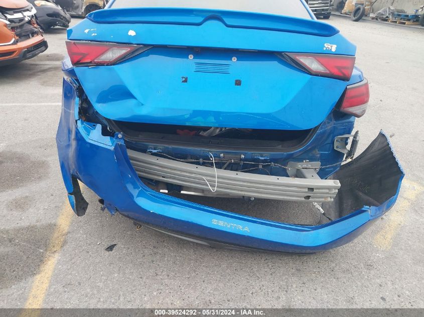 2022 Nissan Sentra Sr Xtronic Cvt VIN: 3N1AB8DVXNY318095 Lot: 39524292