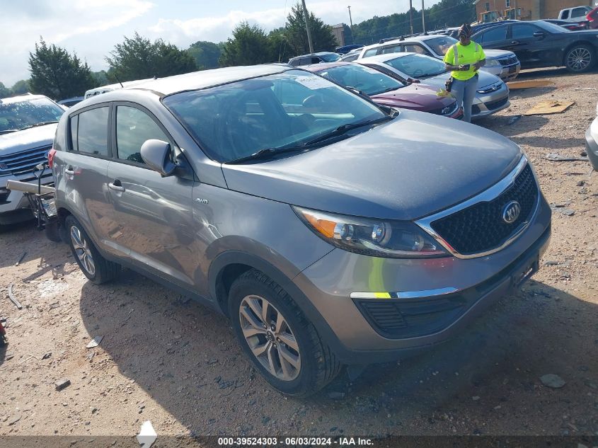 2015 Kia Sportage Lx VIN: KNDPBCAC9F7697915 Lot: 39524303