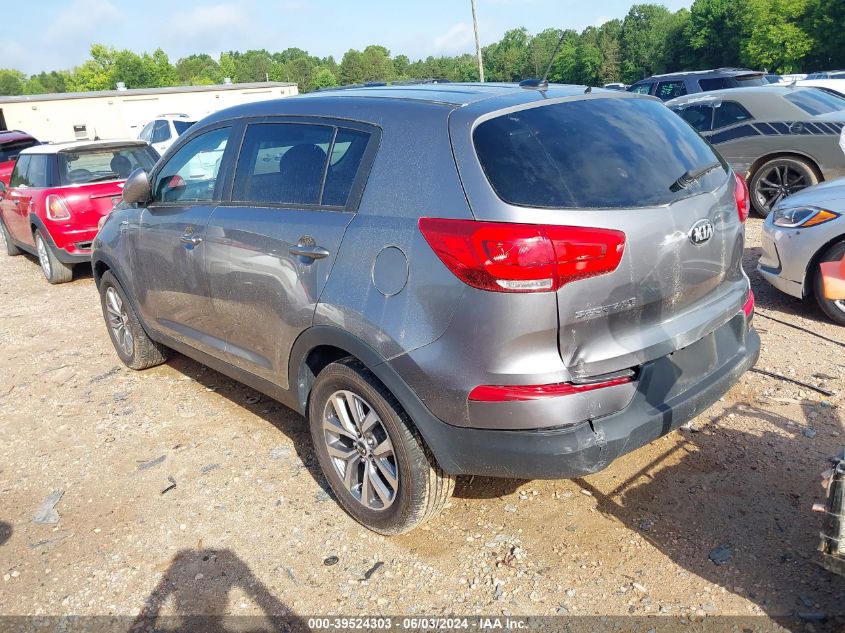 2015 Kia Sportage Lx VIN: KNDPBCAC9F7697915 Lot: 39524303