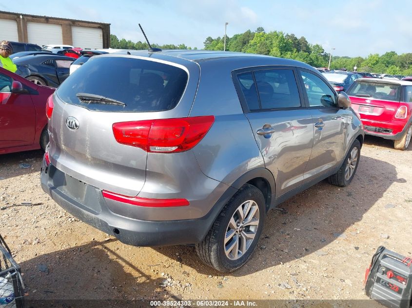 2015 Kia Sportage Lx VIN: KNDPBCAC9F7697915 Lot: 39524303