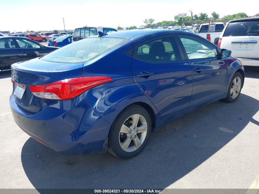 2013 Hyundai Elantra Gls VIN: KMHDH4AE7DU639384 Lot: 39524321