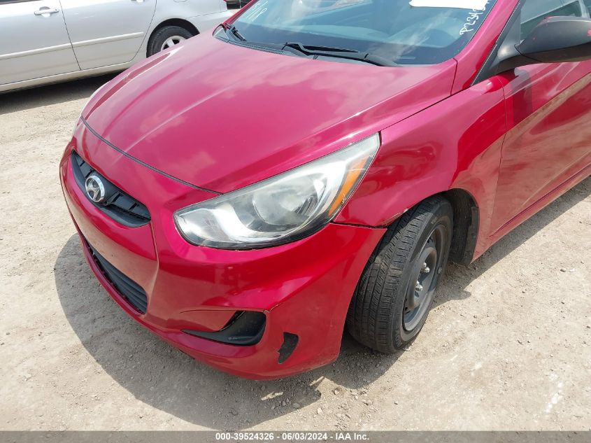 2013 Hyundai Accent Gls VIN: KMHCT4AE9DU376583 Lot: 39524326