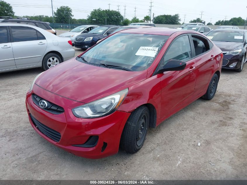 2013 Hyundai Accent Gls VIN: KMHCT4AE9DU376583 Lot: 39524326