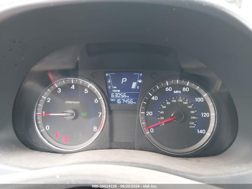 2013 Hyundai Accent Gls VIN: KMHCT4AE9DU376583 Lot: 39524326