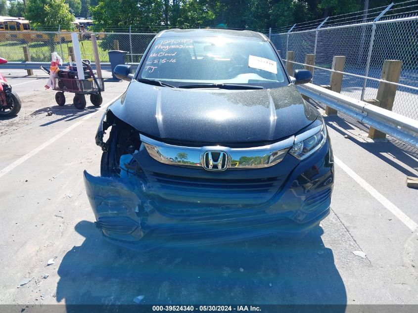 2019 Honda Hr-V Lx VIN: 3CZRU5H38KG709758 Lot: 39524340