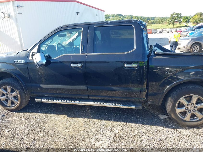 2019 Ford F-150 Lariat VIN: 1FTEW1C53KKE61931 Lot: 39524350