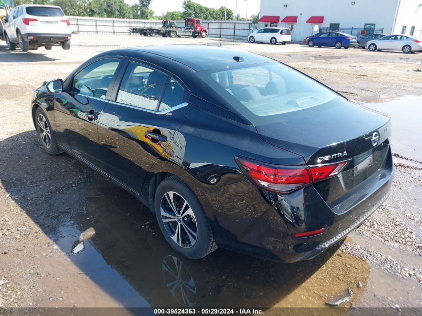 2022 Nissan Sentra Sv Xtronic Cvt VIN: 3N1AB8CV9NY259462 Lot: 39524363