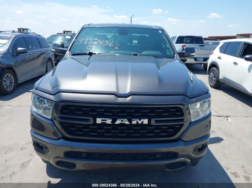 2022 Ram 1500 Big Horn Quad Cab 4X4 6'4 Box VIN: 1C6SRFBT3NN162666 Lot: 39524366