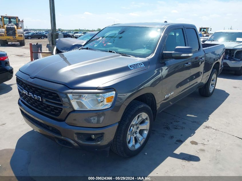 2022 Ram 1500 Big Horn Quad Cab 4X4 6'4 Box VIN: 1C6SRFBT3NN162666 Lot: 39524366