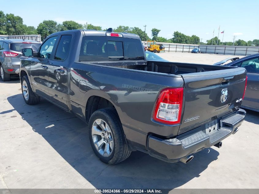 2022 Ram 1500 Big Horn Quad Cab 4X4 6'4 Box VIN: 1C6SRFBT3NN162666 Lot: 39524366