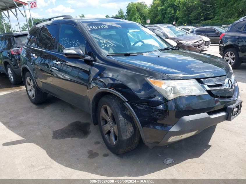 2007 Acura Mdx Sport Package VIN: 2HNYD28807H512385 Lot: 39524398