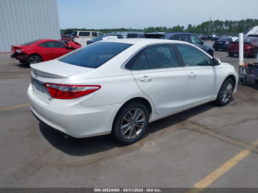 2016 Toyota Camry Se VIN: 4T1BF1FK4GU549463 Lot: 39524400