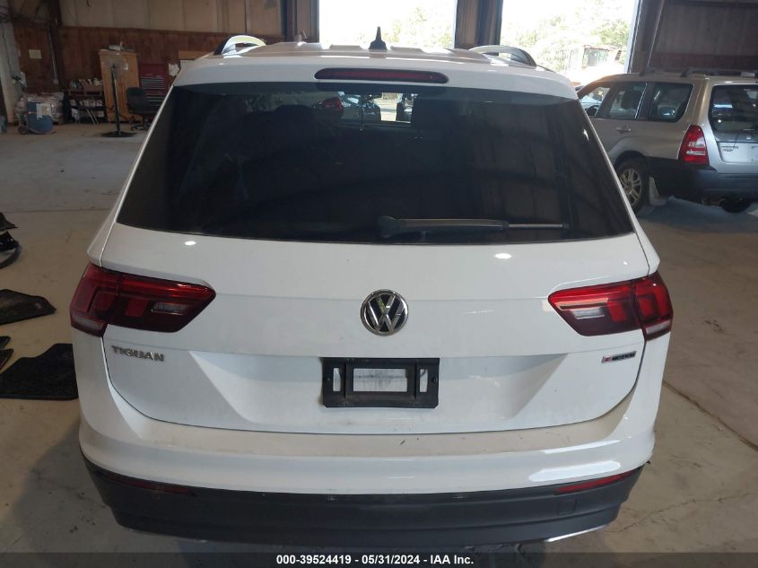 2021 Volkswagen Tiguan 2.0T S VIN: 3VV0B7AX6MM123210 Lot: 39524419