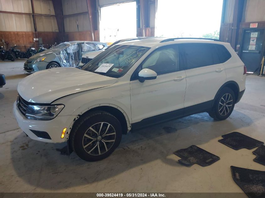 2021 Volkswagen Tiguan 2.0T S VIN: 3VV0B7AX6MM123210 Lot: 39524419