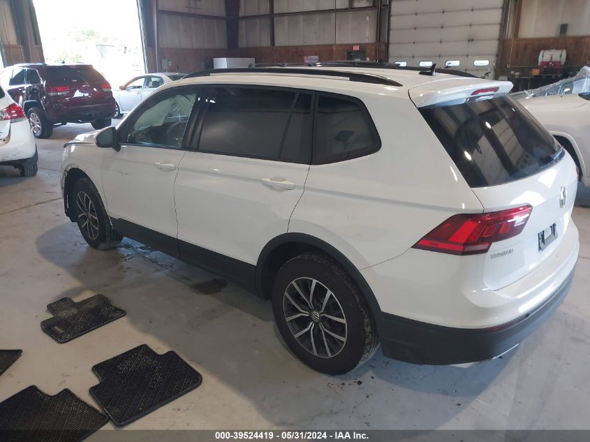 2021 Volkswagen Tiguan 2.0T S VIN: 3VV0B7AX6MM123210 Lot: 39524419