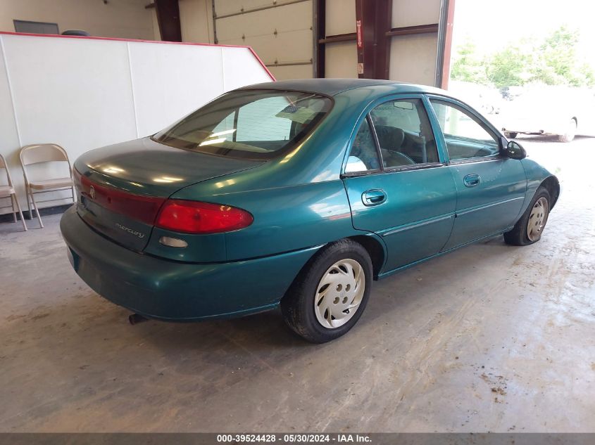 1998 Mercury Tracer Ls VIN: 1MEFM13P5WW613572 Lot: 39524428