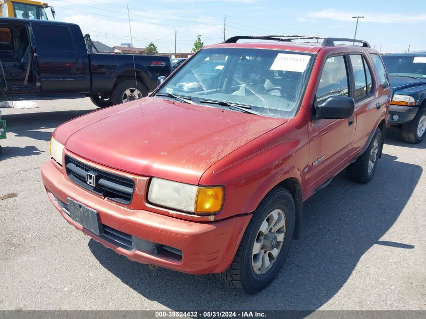 1999 Honda Passport Ex/Lx VIN: 4S6CM58W3X4415889 Lot: 39524432