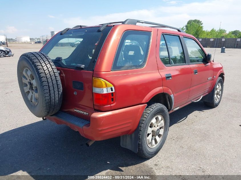 1999 Honda Passport Ex/Lx VIN: 4S6CM58W3X4415889 Lot: 39524432