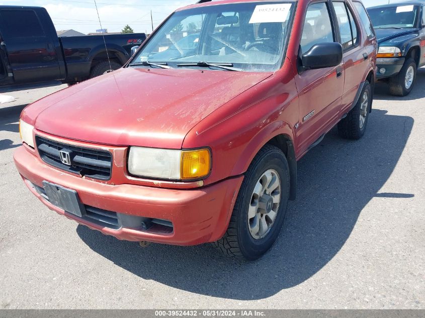 1999 Honda Passport Ex/Lx VIN: 4S6CM58W3X4415889 Lot: 39524432