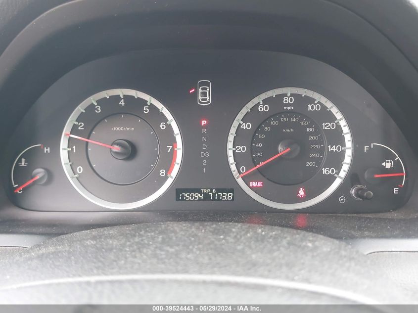 2009 Honda Accord 2.4 Lx-P VIN: JHMCP26449C008238 Lot: 39524443