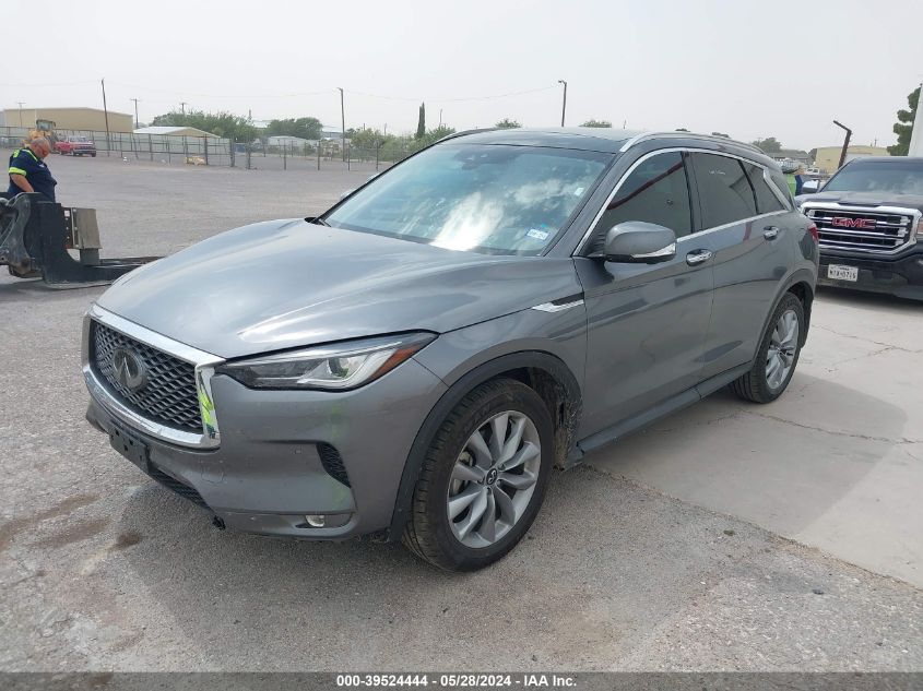 2022 Infiniti Qx50 Essential VIN: 3PCAJ5CA2NF121303 Lot: 39524444