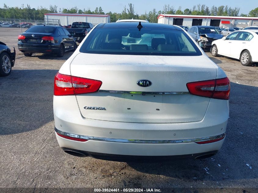 2014 Kia Cadenza Premium VIN: KNALN4D76E5165751 Lot: 39524461