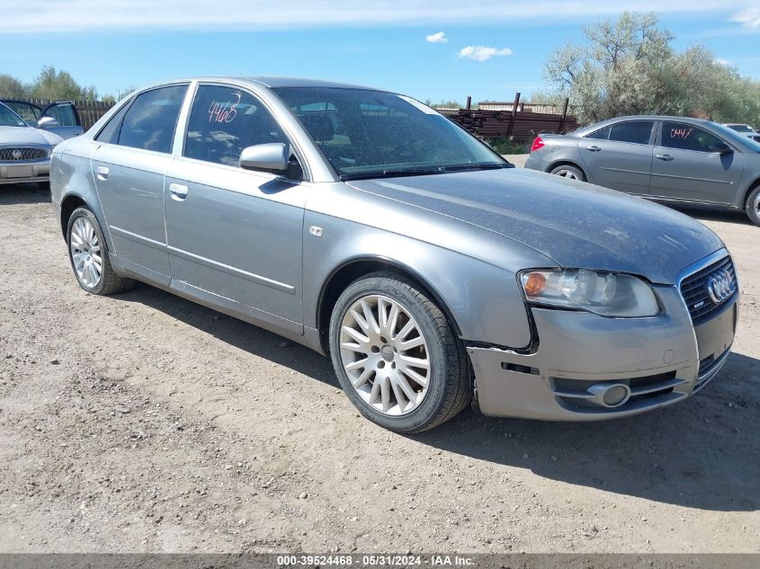 2006 Audi A4 2.0T VIN: WAUDF78E16A274915 Lot: 39524468