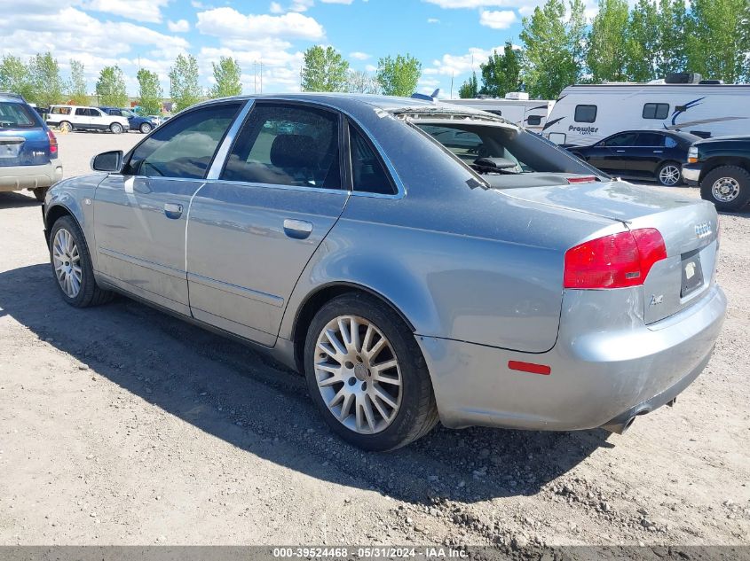 2006 Audi A4 2.0T VIN: WAUDF78E16A274915 Lot: 39524468